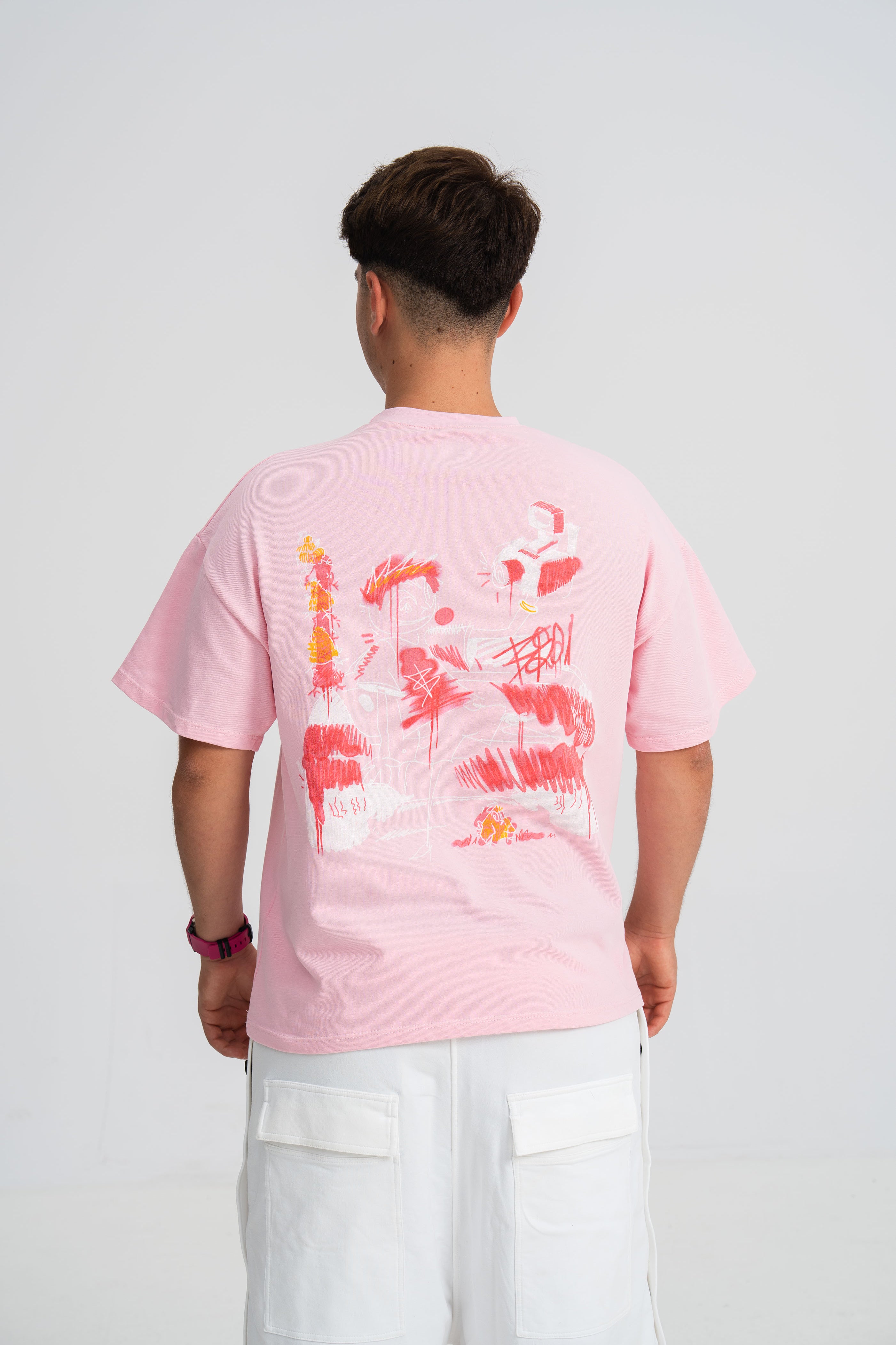 Tricou M6 V10 Teava Goala Roz