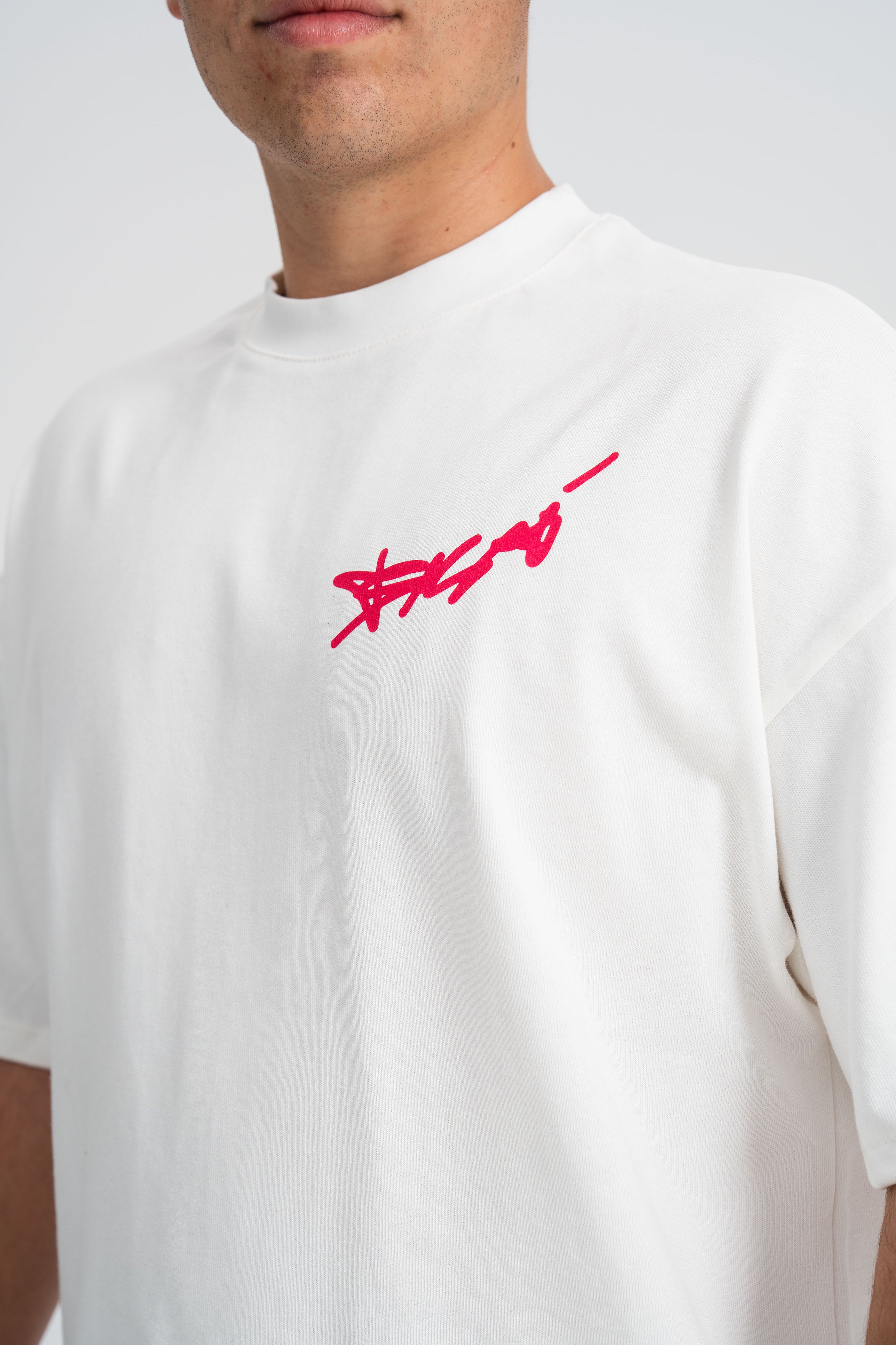 Tricou Sesar Teava Goala Alb
