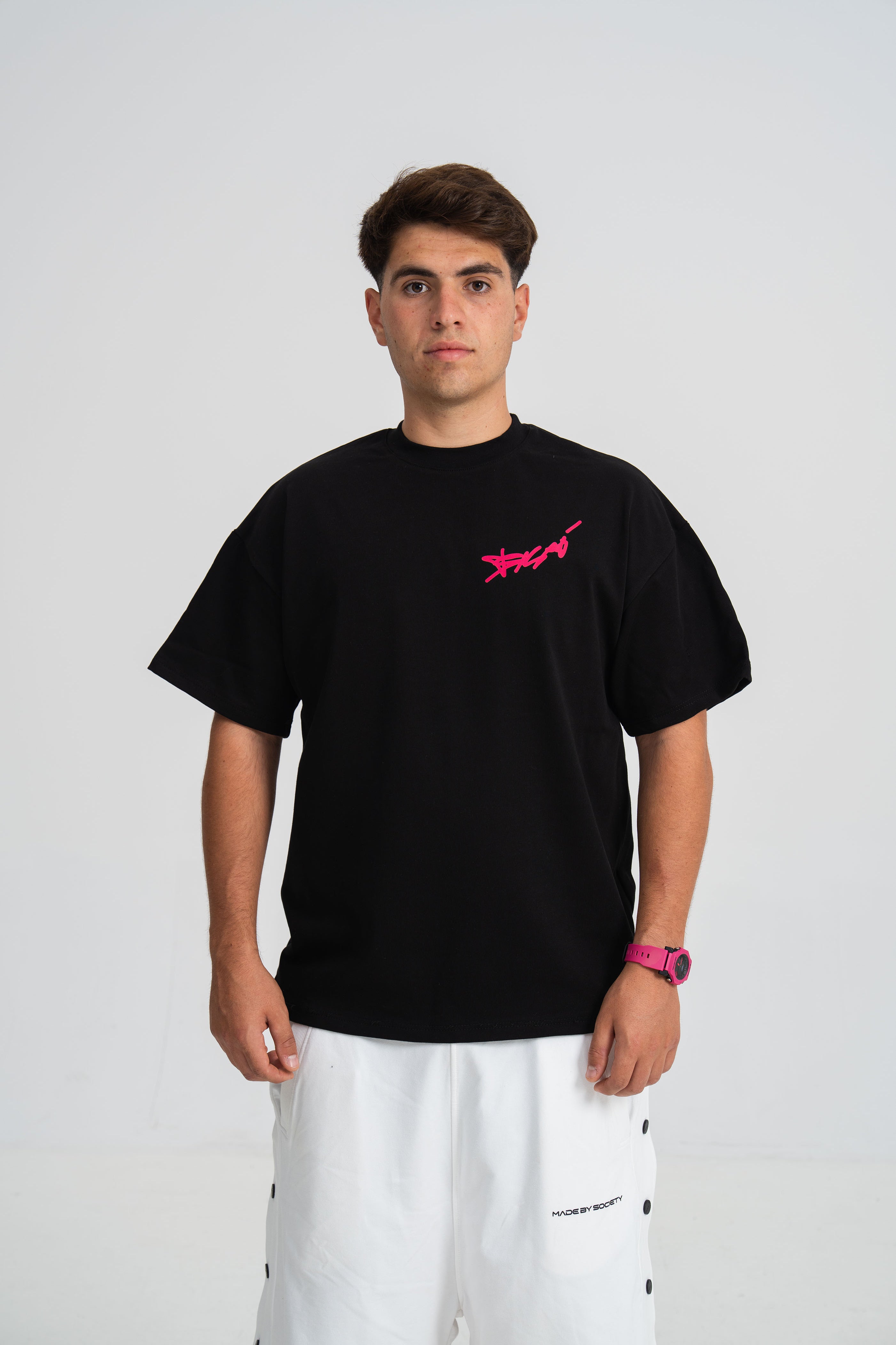 Tricou M6 V10 Teava Goala Negru