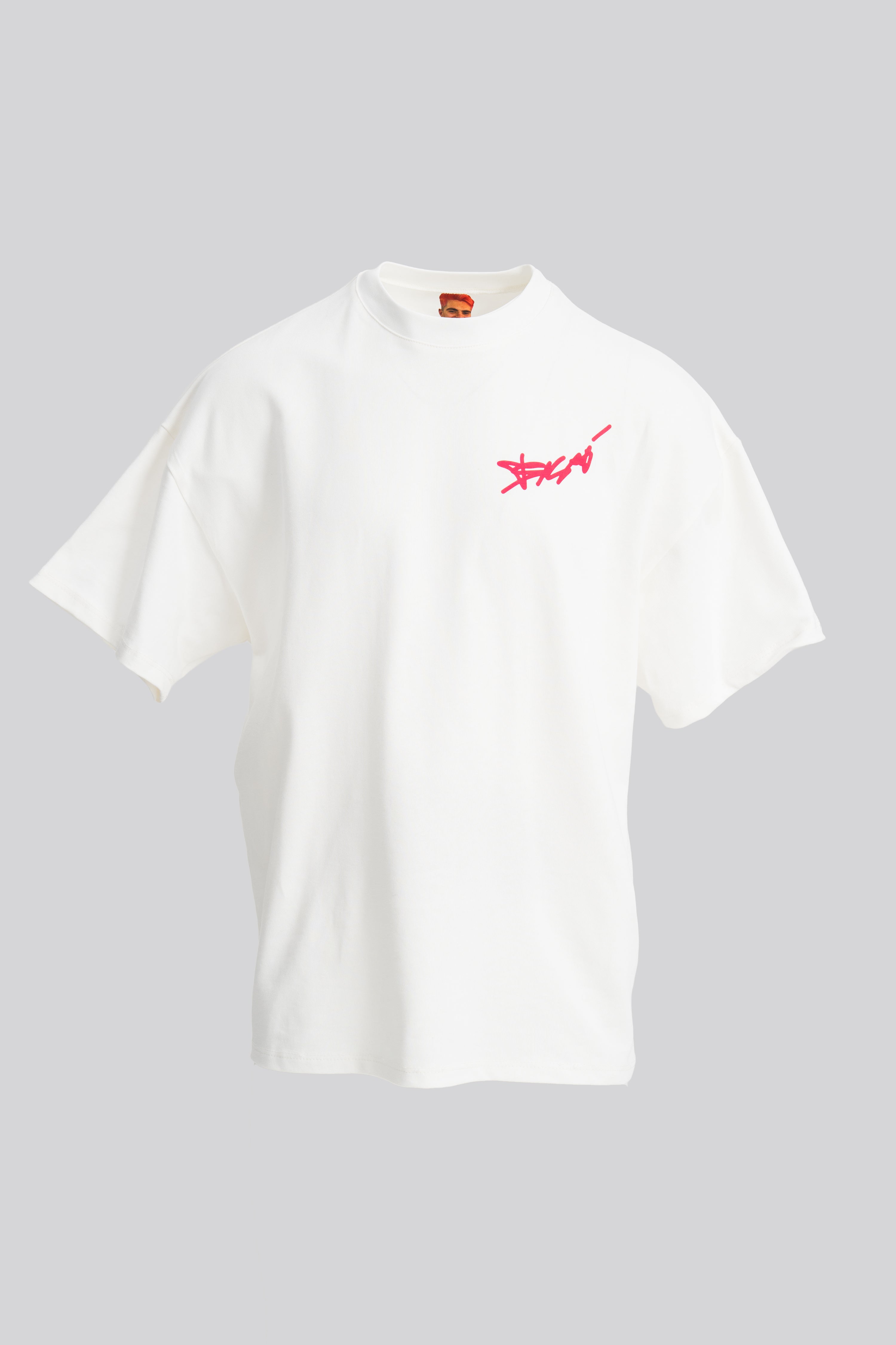 Tricou Sesar Teava Goala Alb