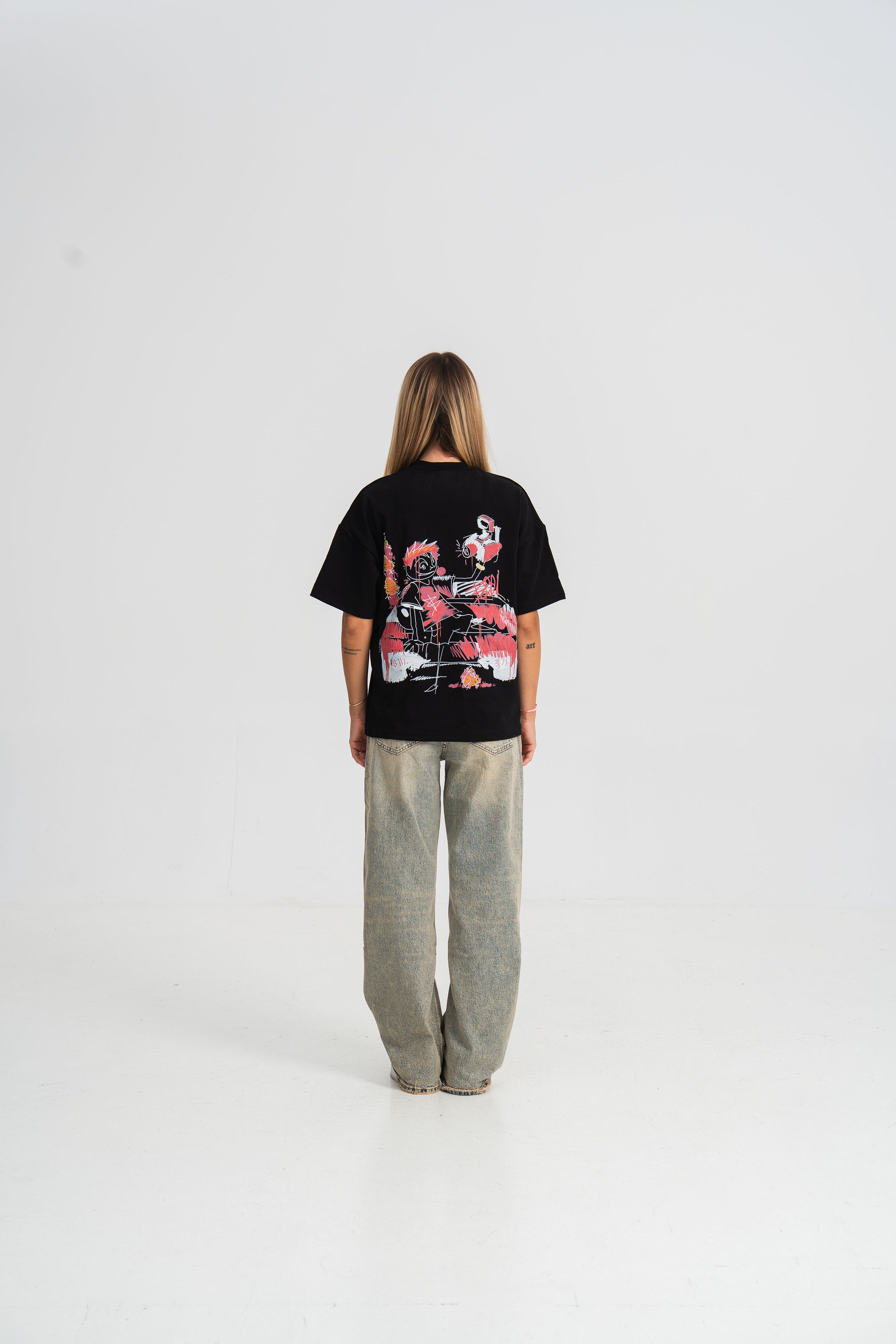 Tricou M6 V10 Teava Goala Negru