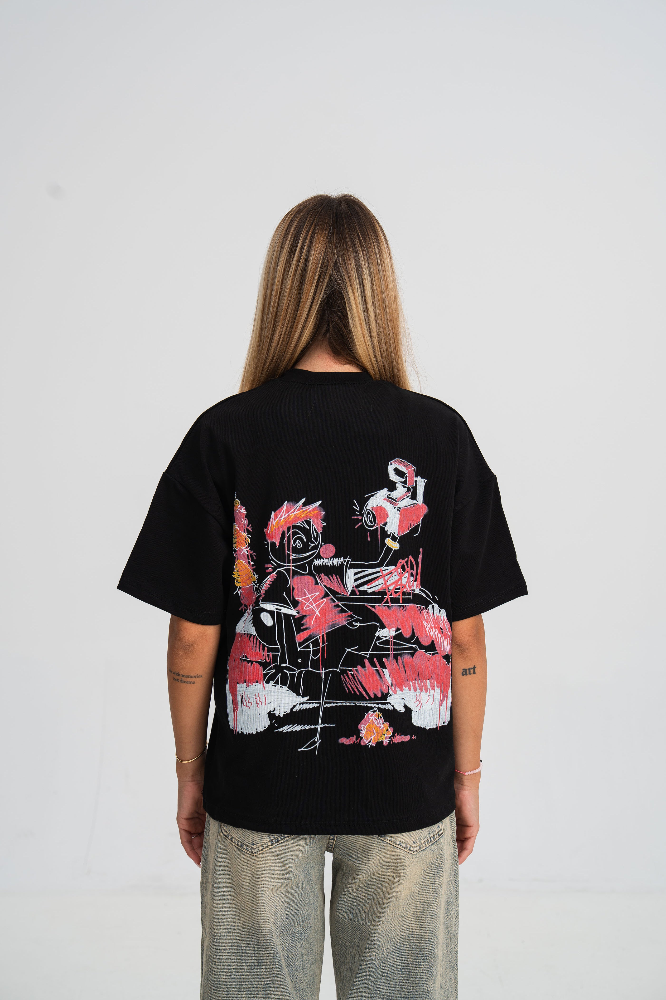Tricou M6 V10 Teava Goala Negru