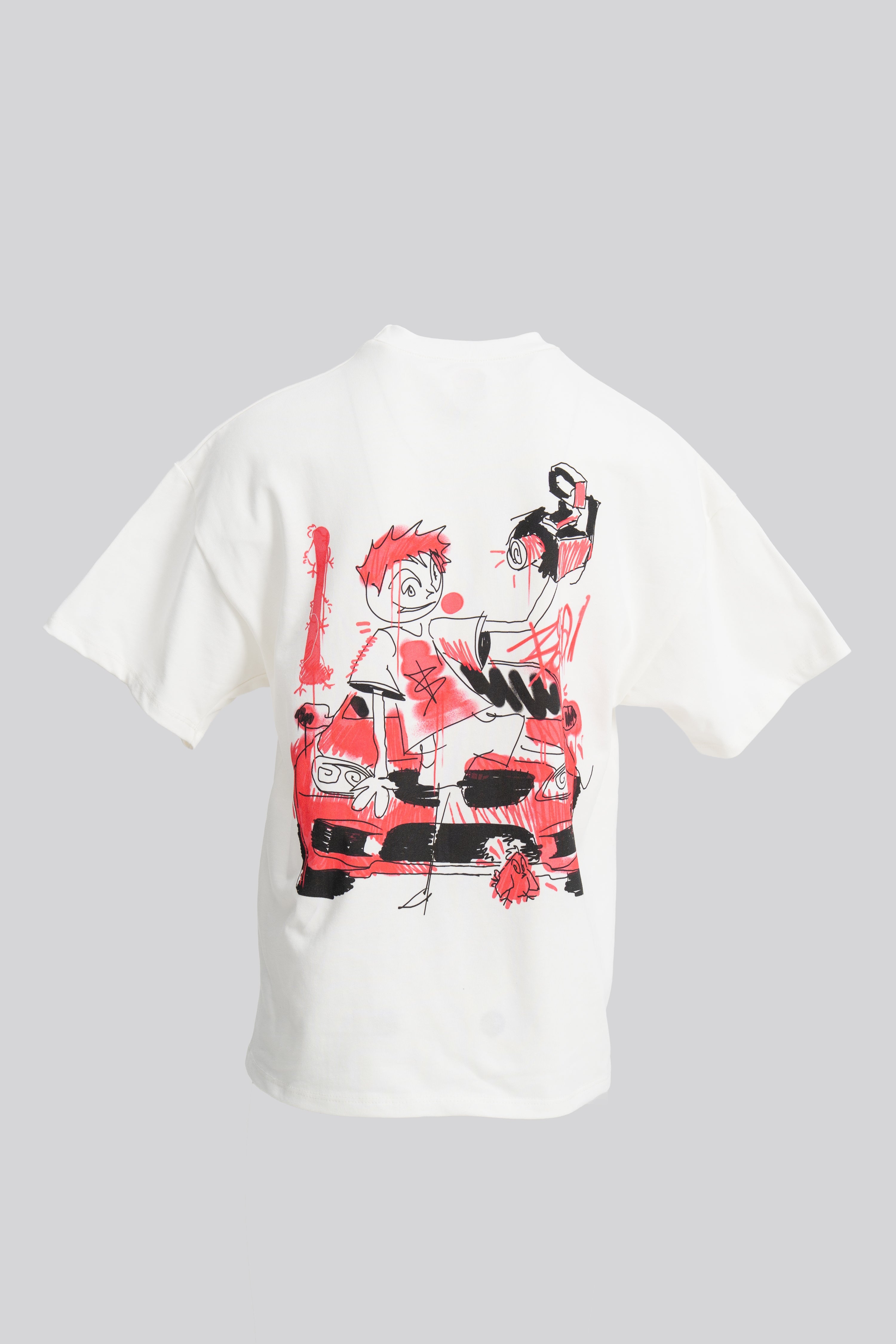 Tricou Sesar Teava Goala Alb