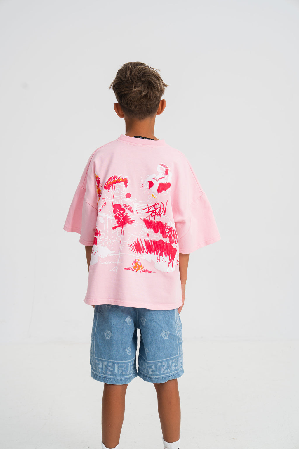 Tricou M6 V10 Teava Goala Roz