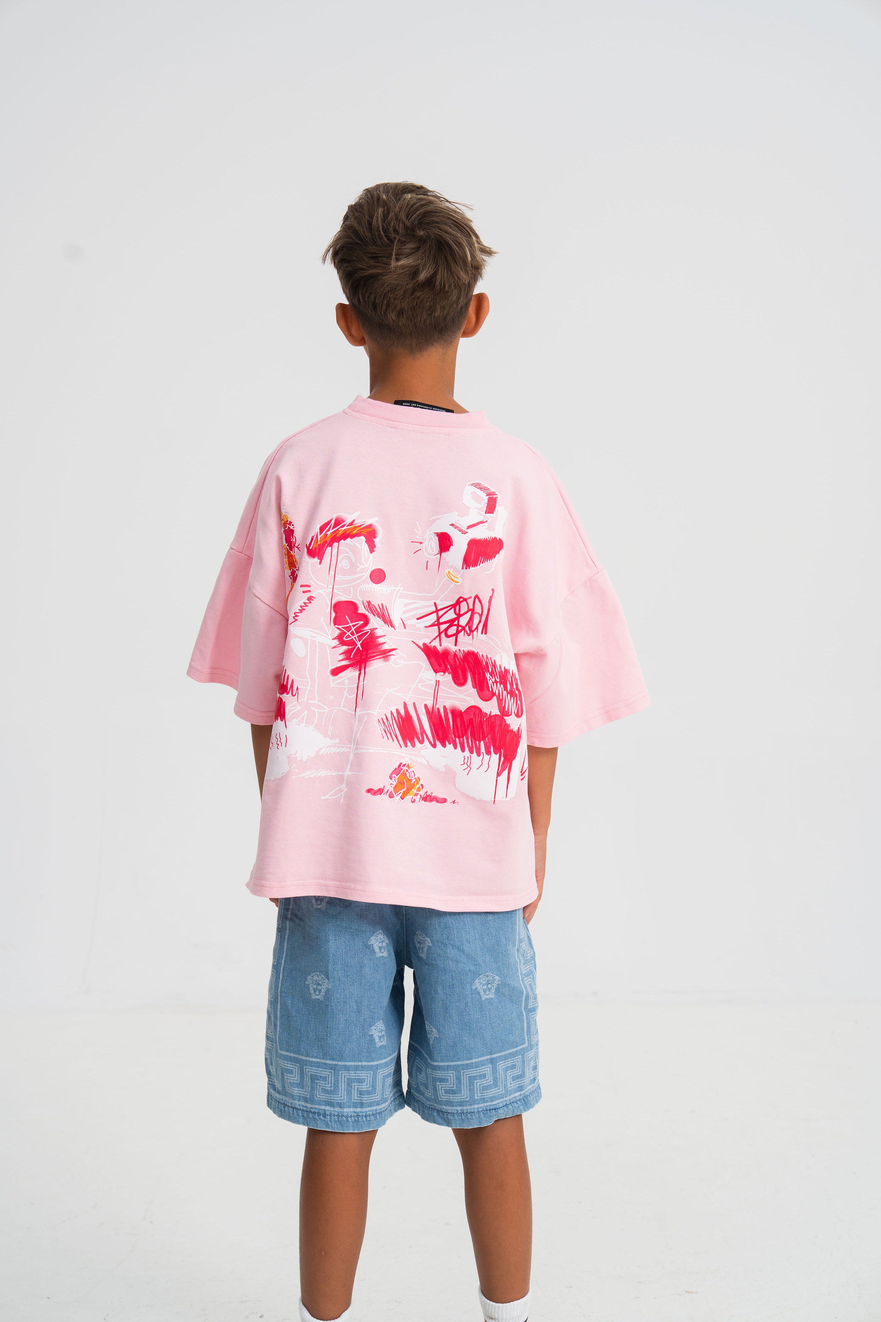 Tricou M6 V10 Teava Goala Roz